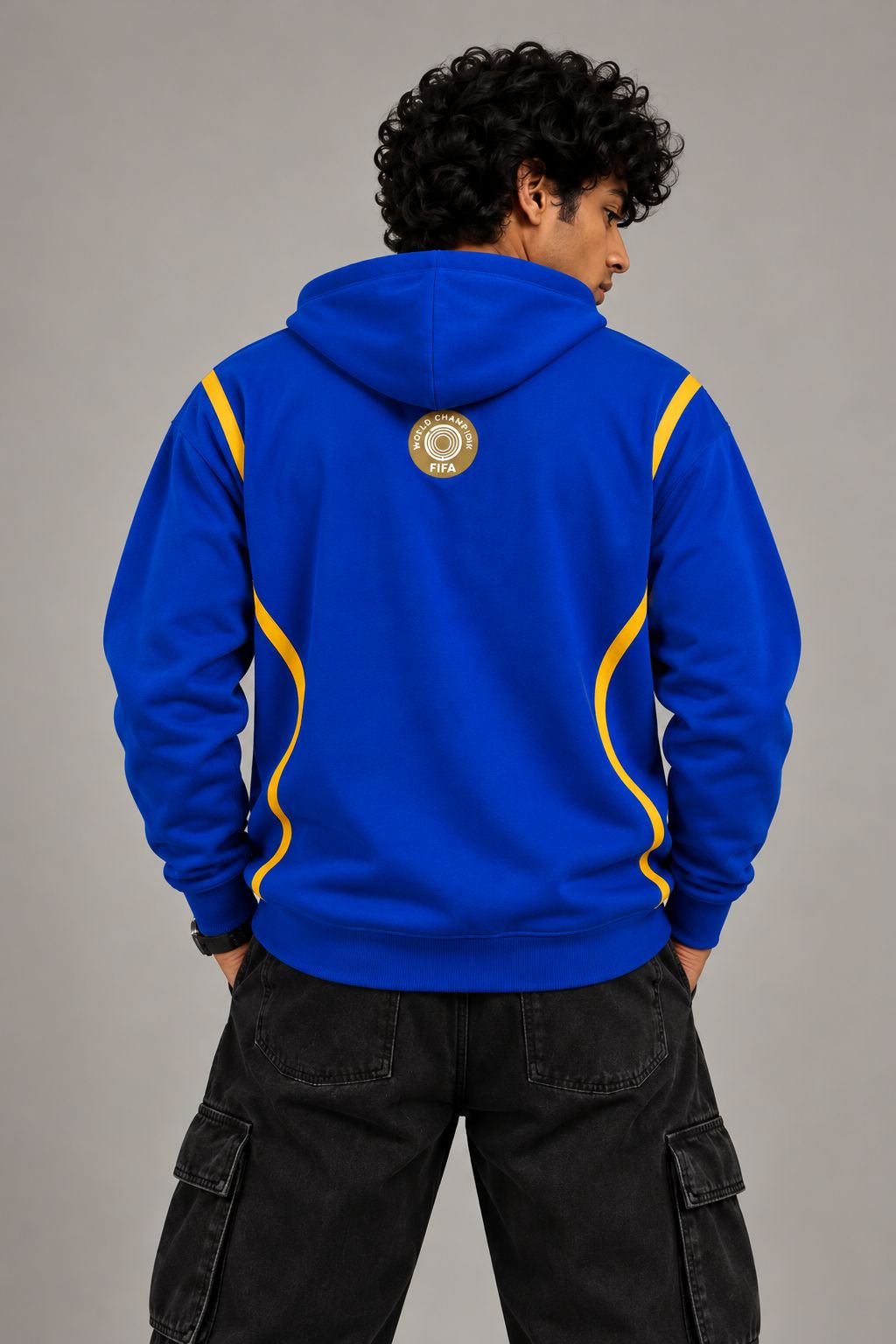 Chelsea Blue & Gold Fan Oversized T-Shirt