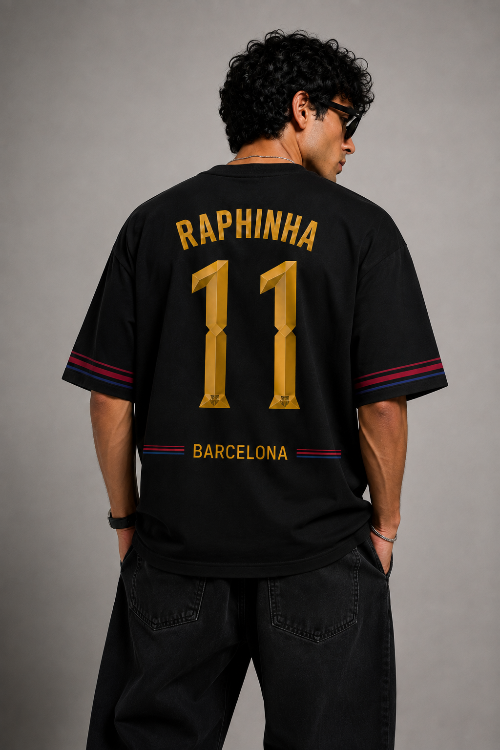 Raphinha No.11 Barcelona Oversized T-Shirt
