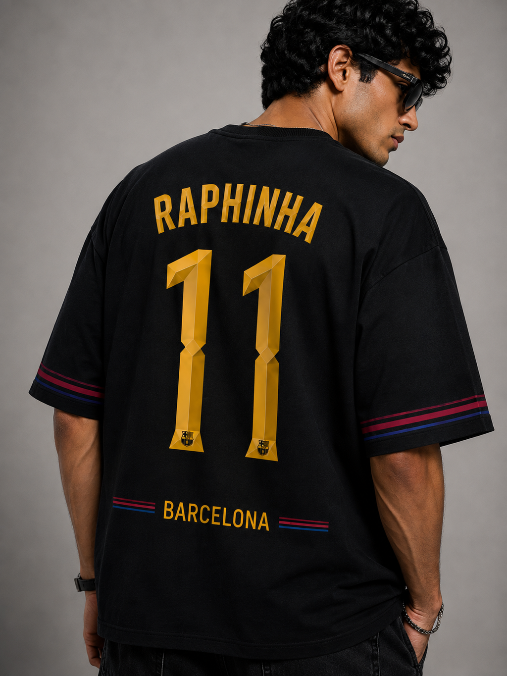 Raphinha No.11 Barcelona Oversized T-Shirt