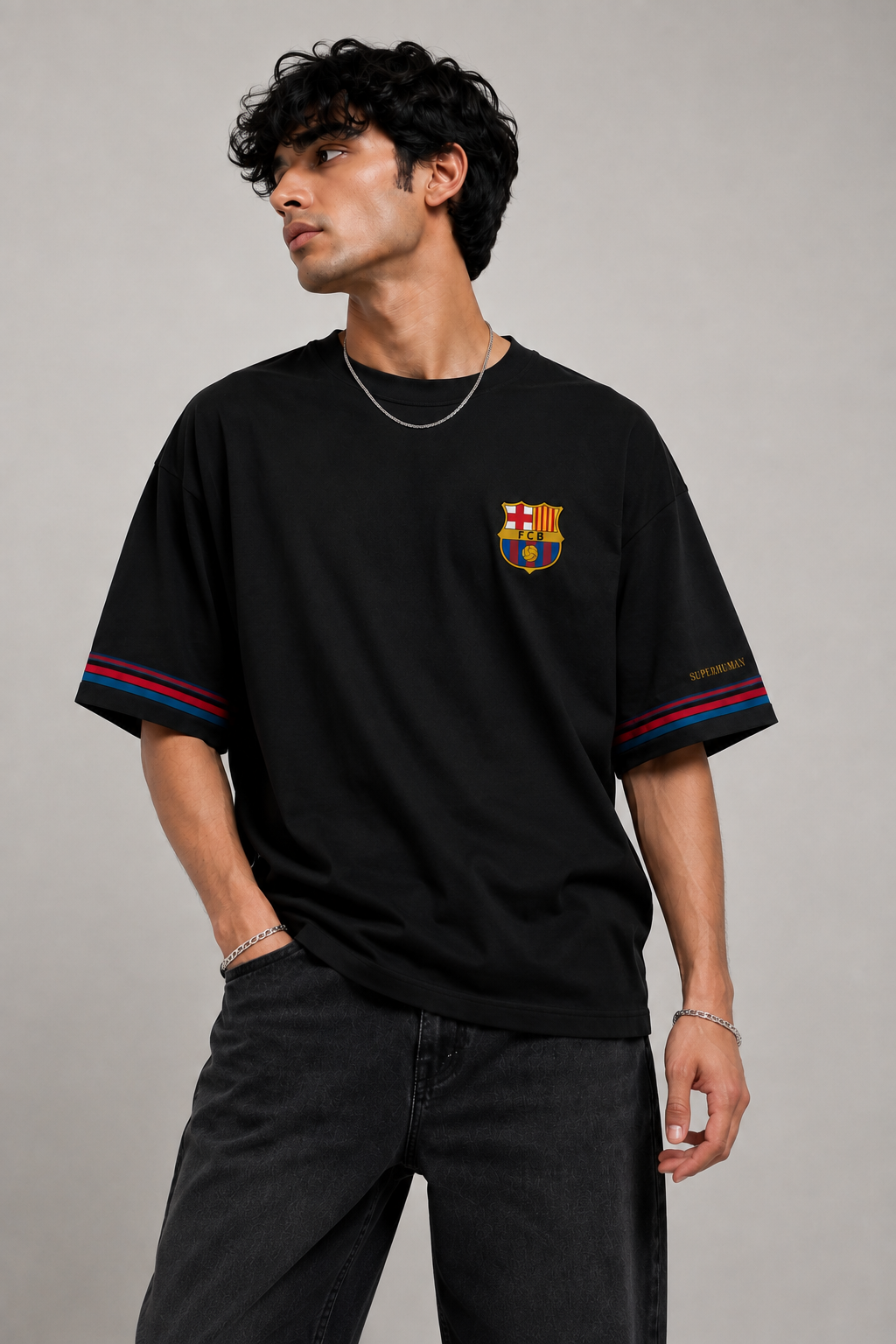 Mes Que Un Club Barcelona Oversized T-Shirt