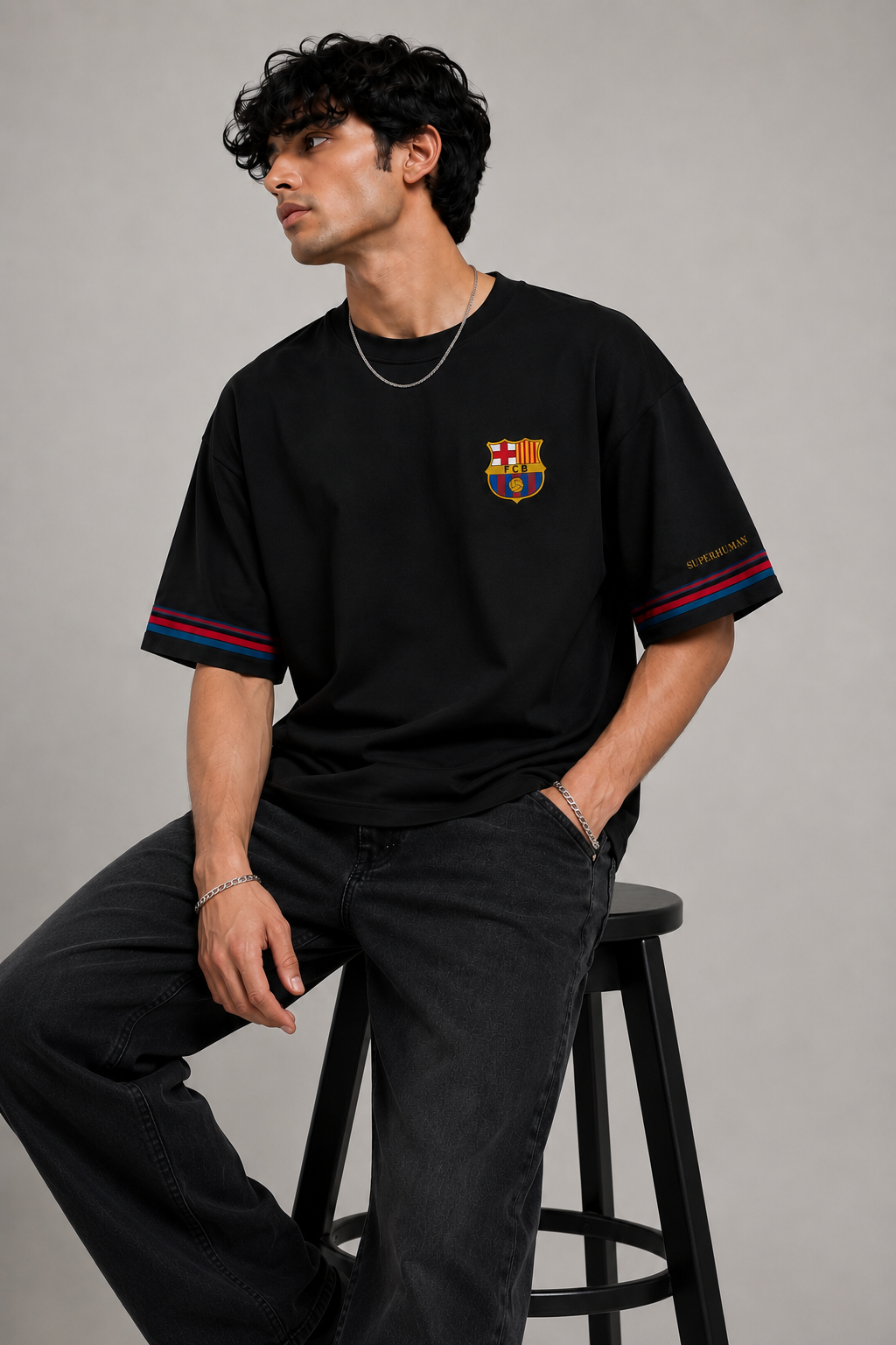 Mes Que Un Club Barcelona Oversized T-Shirt