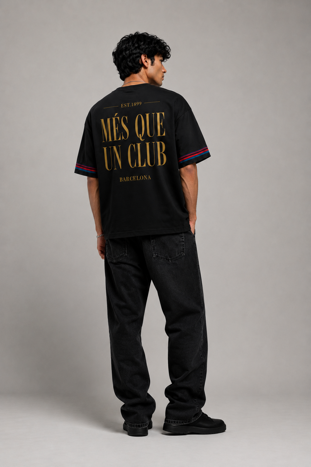 Mes Que Un Club Barcelona Oversized T-Shirt