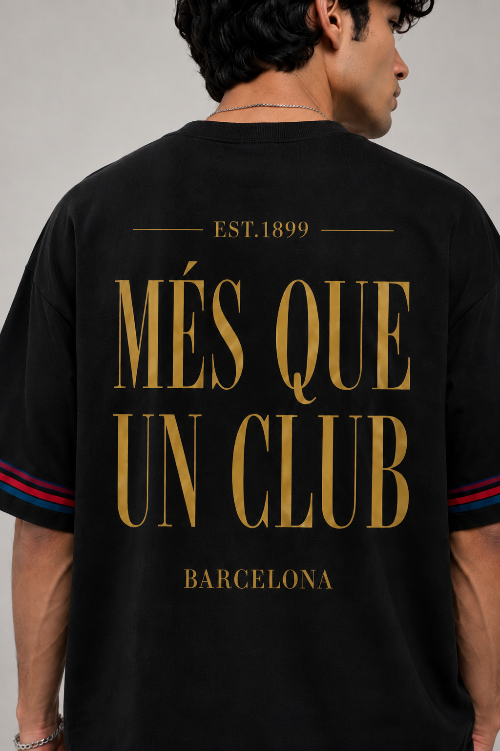 Mes Que Un Club Barcelona Oversized T-Shirt