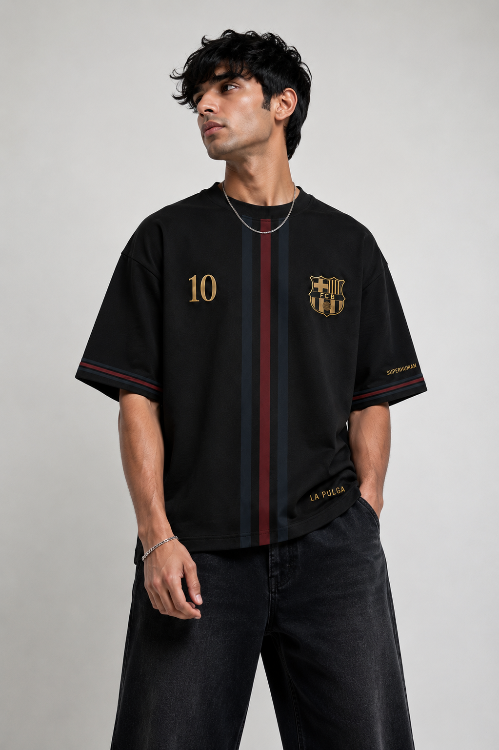Messi 10 Barcelona Oversized T-Shirt