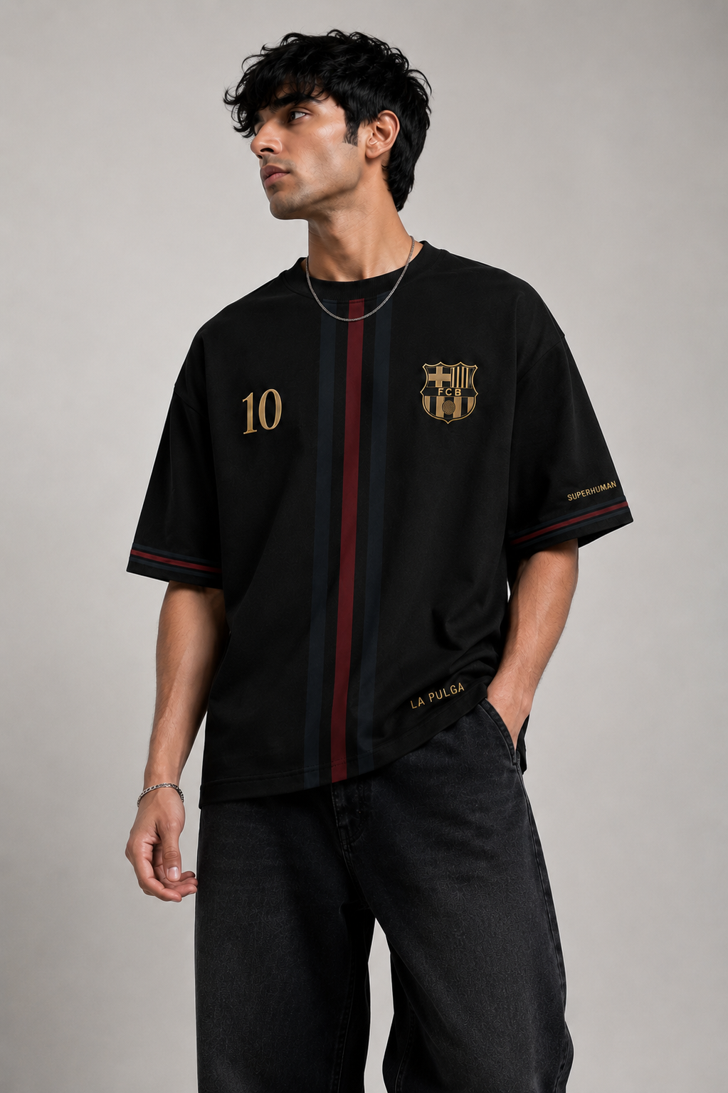 Messi 10 Barcelona Oversized T-Shirt