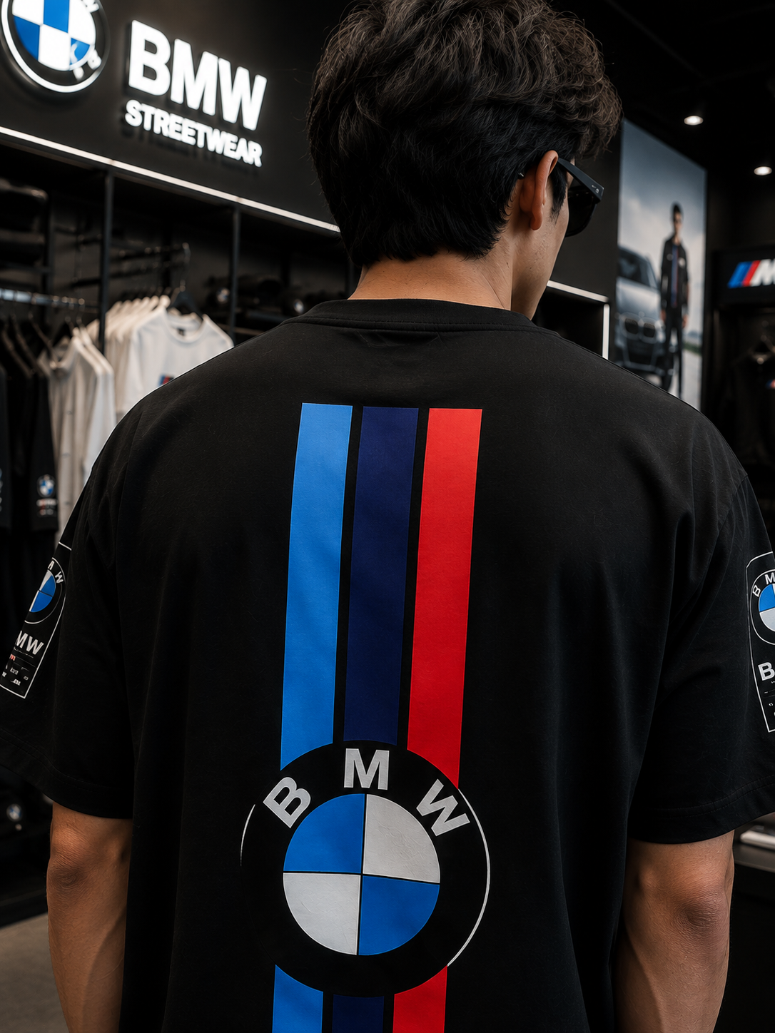 BMW M Heritage Black Oversized Tee