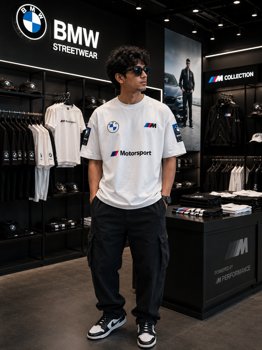 BMW M Heritage White Oversized Tee