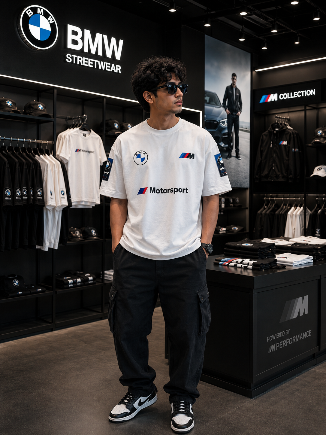 BMW M Heritage White Oversized Tee