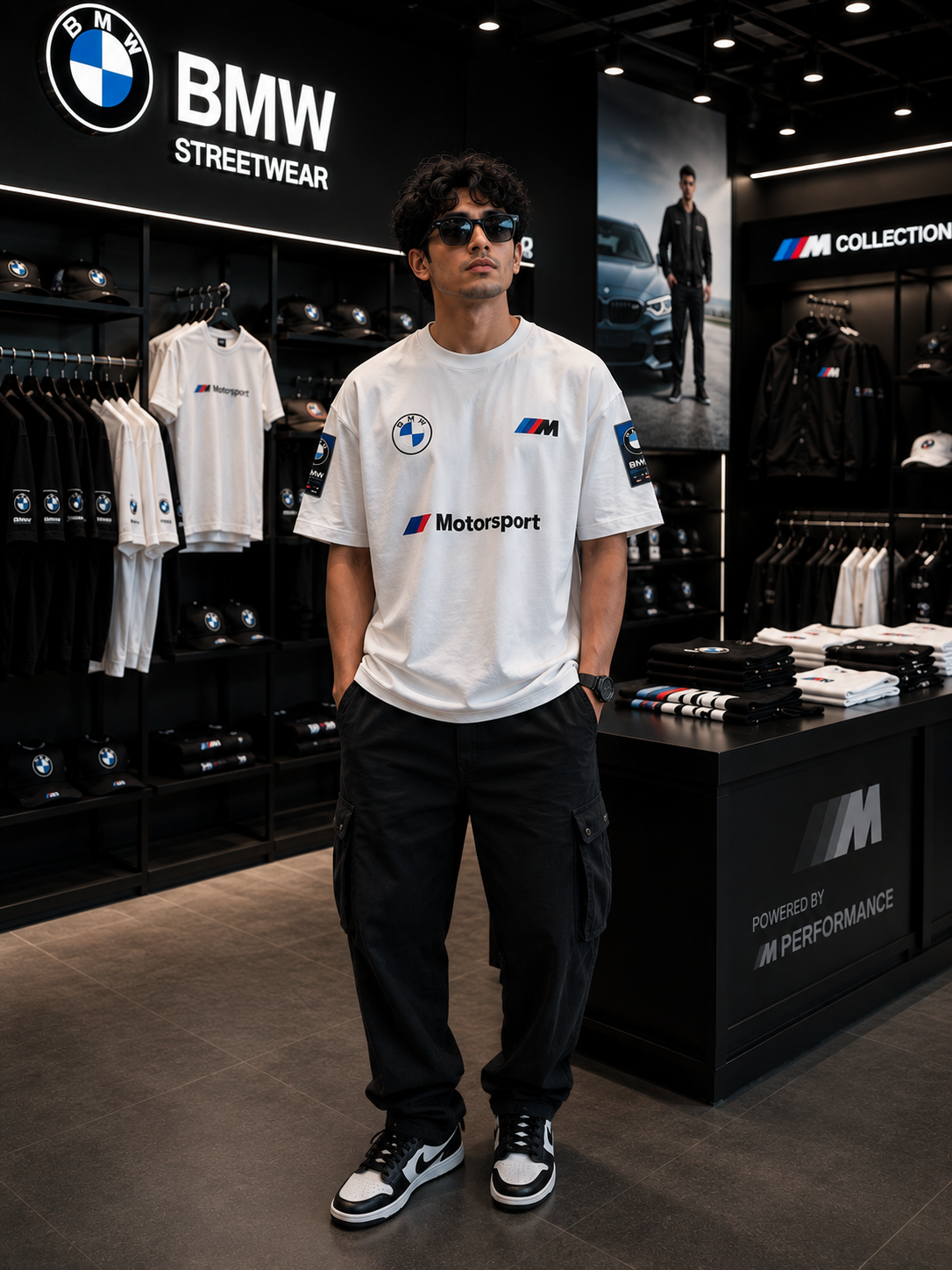 BMW M Heritage White Oversized Tee