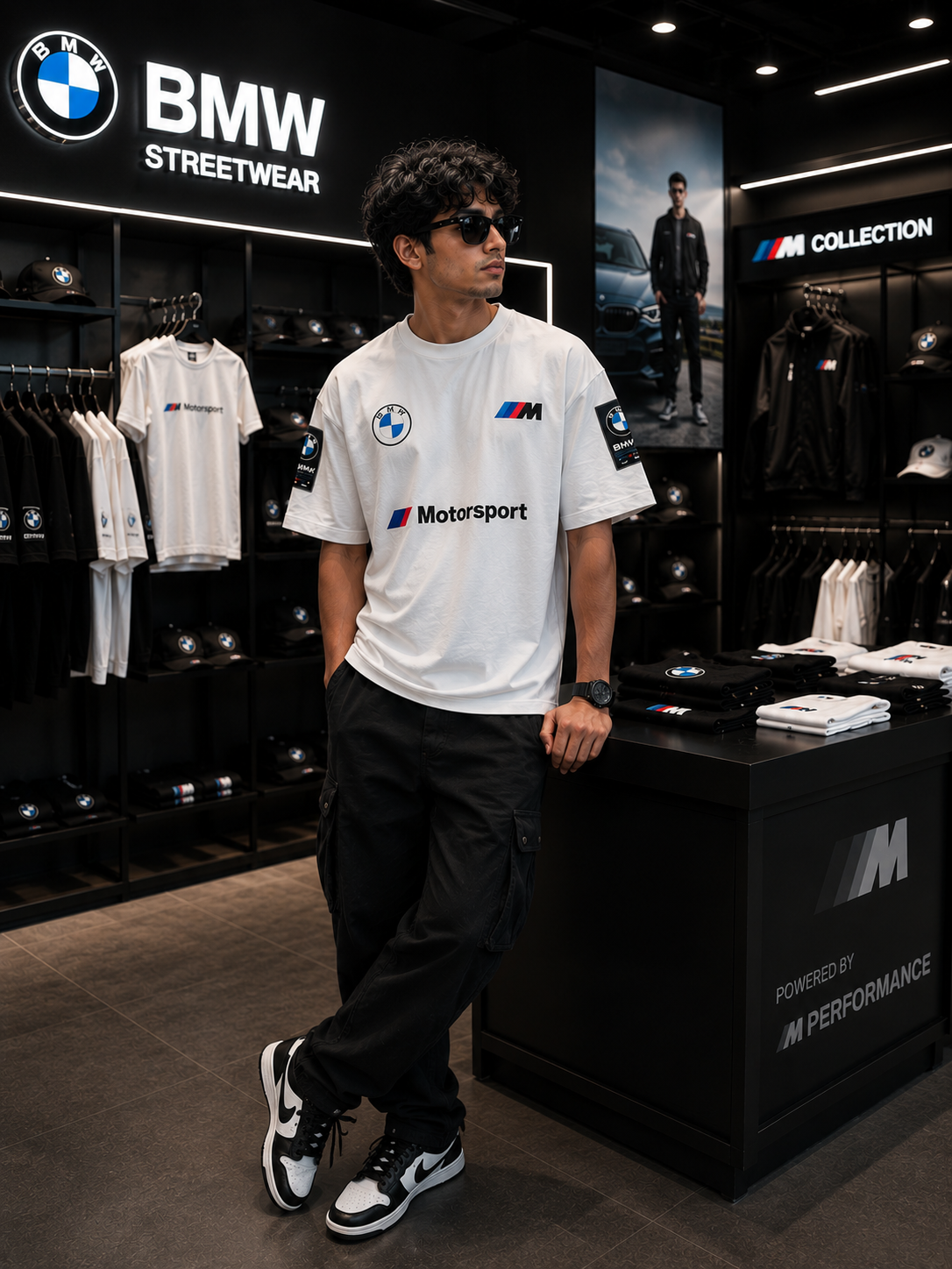 BMW M Heritage White Oversized Tee