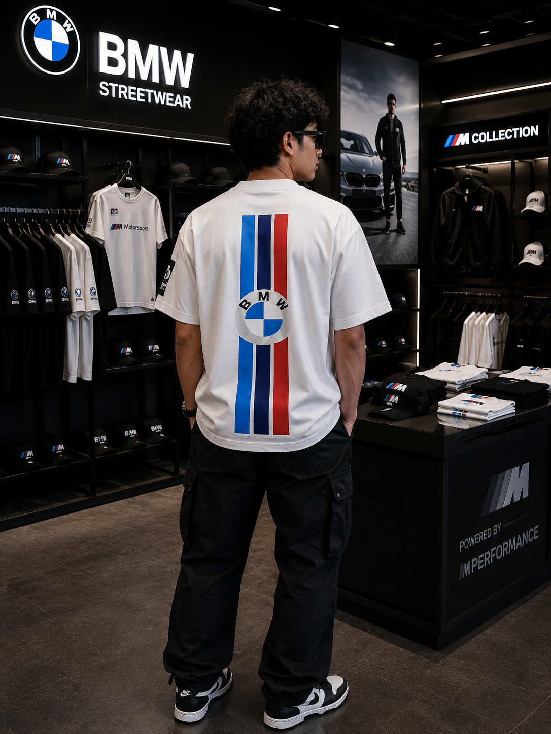 BMW M Heritage White Oversized Tee