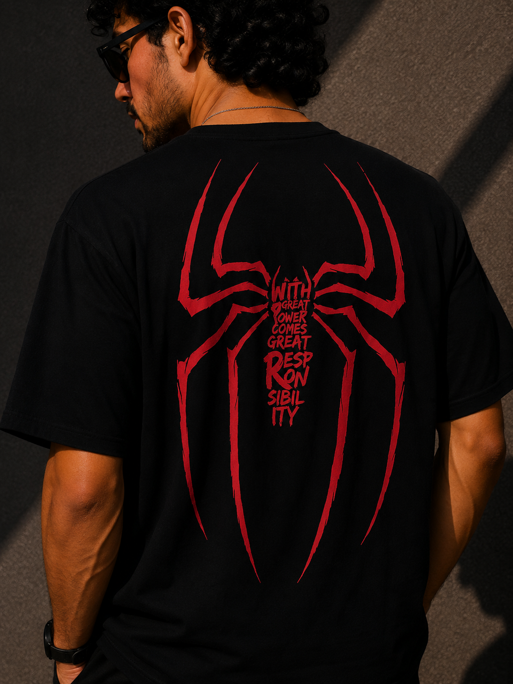 Spider-Man Origin Oversized Tshirt