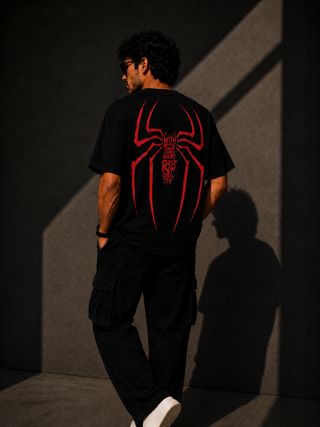 Spider-Man Origin Oversized Tshirt