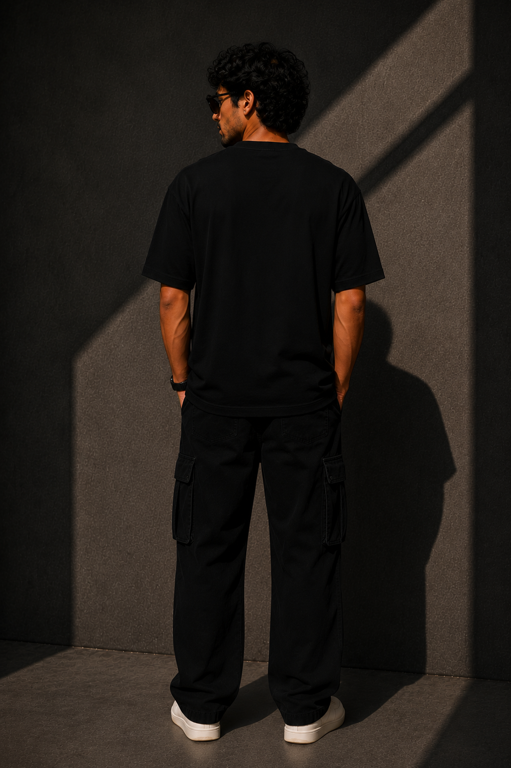 Spider-Man Good Things Take Time Oversized Black T-Shirt