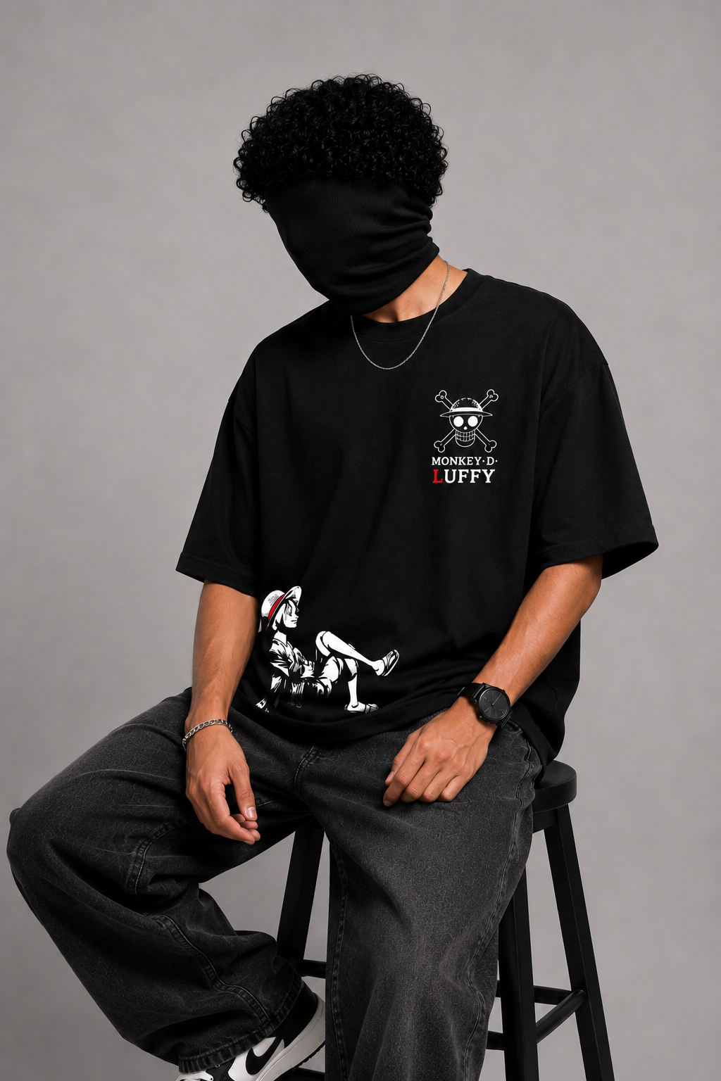 One Piece Monkey D. Luffy Oversized T-Shirt