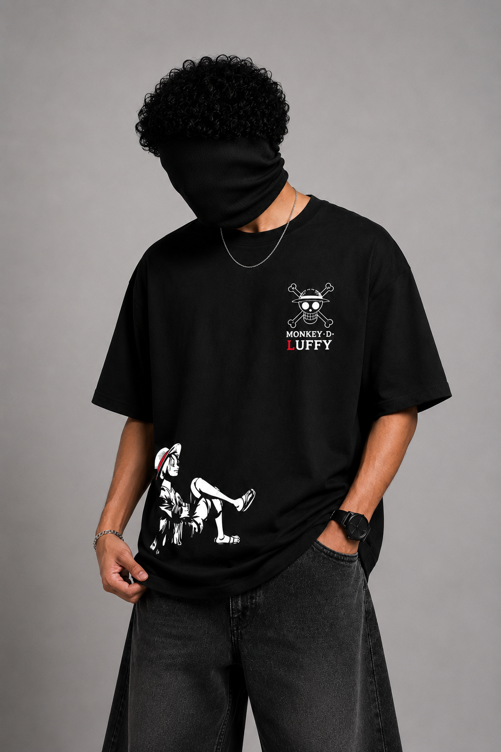 One Piece Monkey D. Luffy Oversized T-Shirt