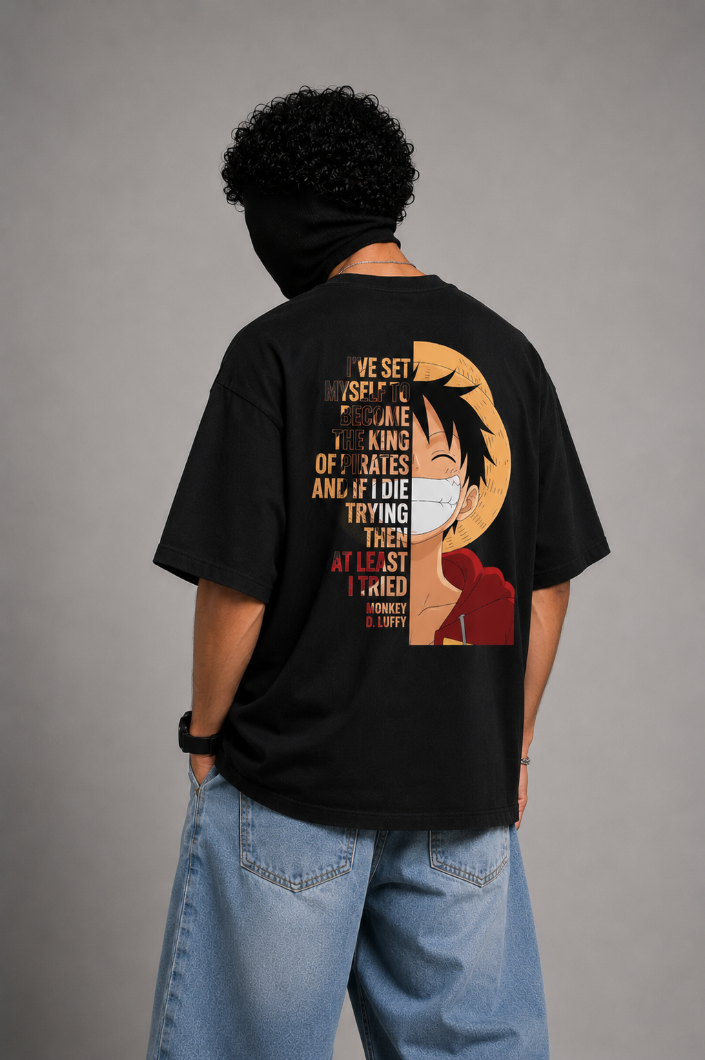 One Piece Monkey D. Luffy King of the Pirates Oversized T-Shirt