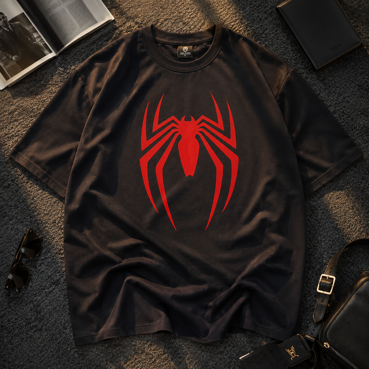Scarlet Spider Oversized T-Shirt – Black Edition