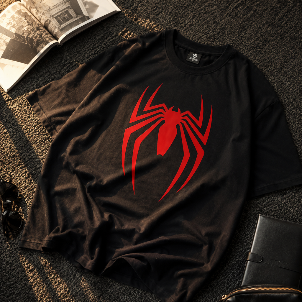 Scarlet Spider Oversized T-Shirt – Black Edition