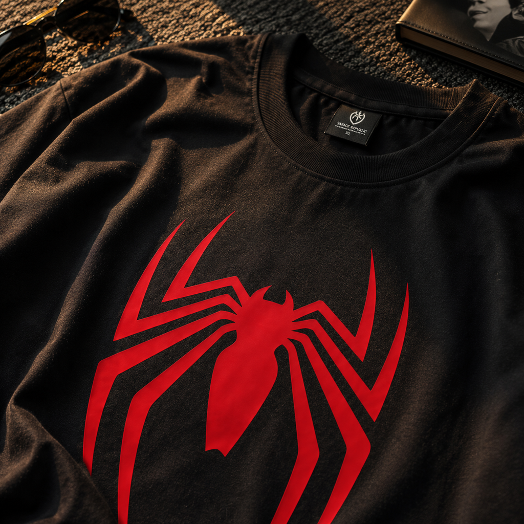 Scarlet Spider Oversized T-Shirt – Black Edition