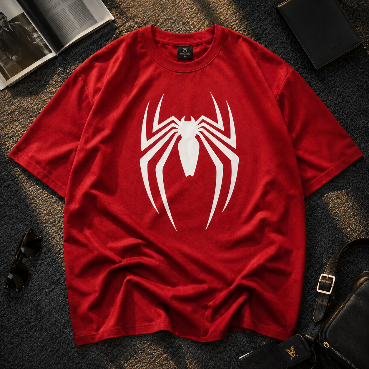 Scarlet Spider Oversized T-Shirt – Black Edition