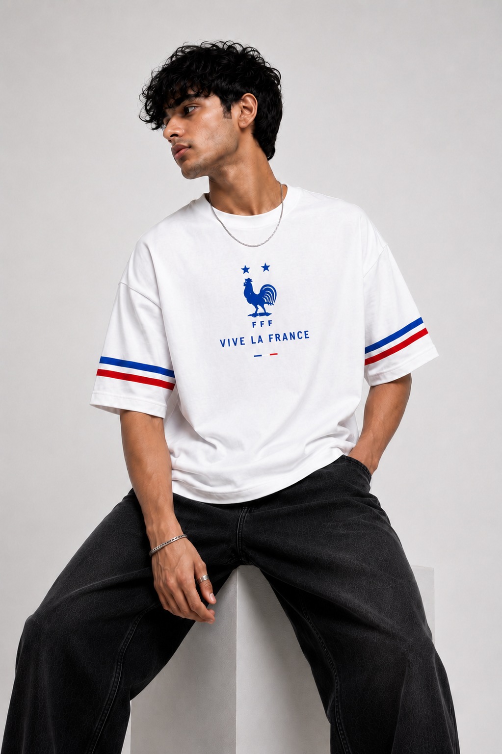 France Mbappe 10 Legacy Oversized Tshirt