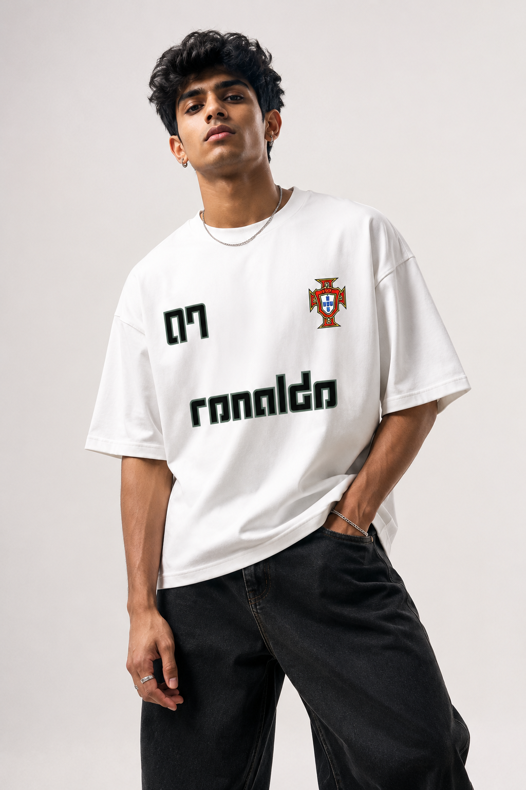 Ronaldo Portugal Oversized Tee