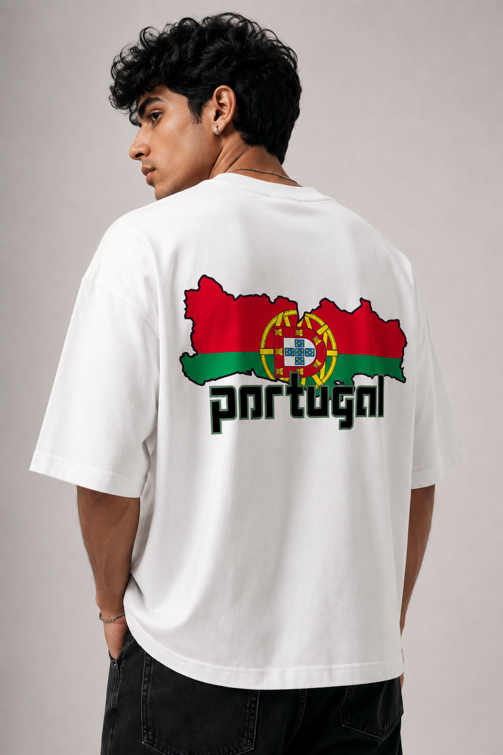Ronaldo Portugal Oversized Tee