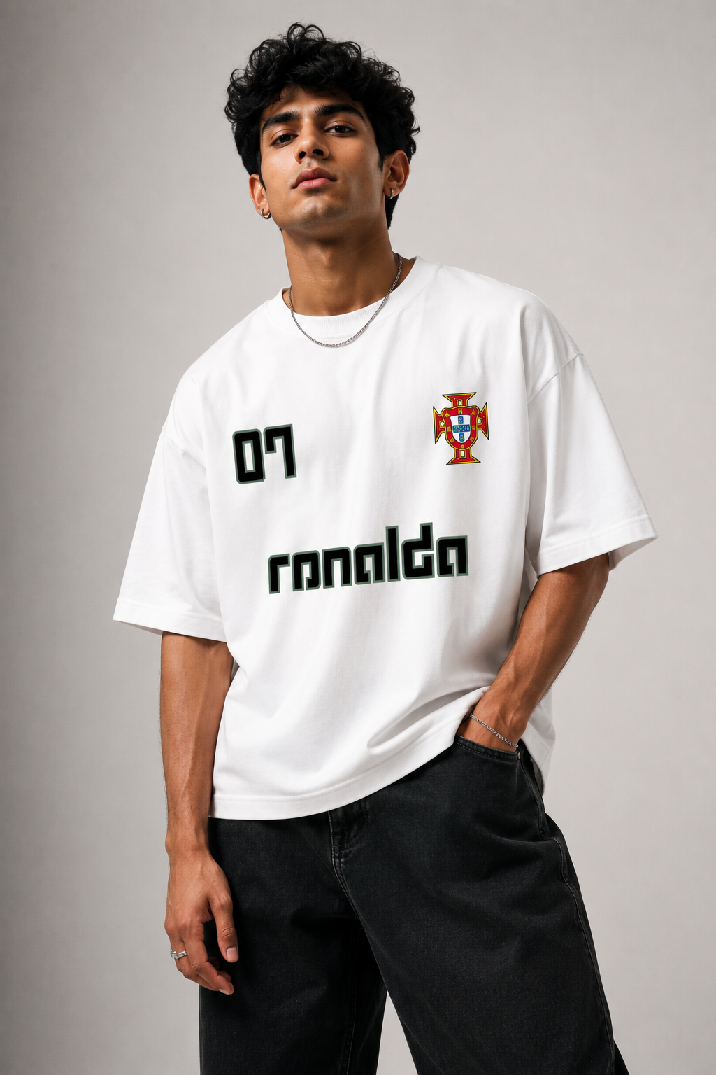 Ronaldo Portugal Oversized Tee