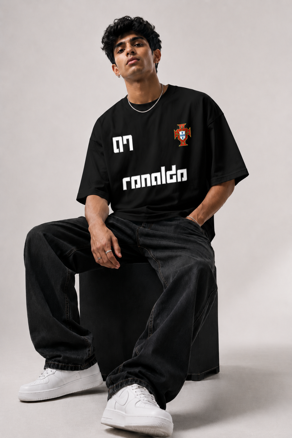 Ronaldo Portugal Oversized Tee