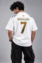Ronaldo 7 Real Madrid  Fan  Oversized T-Shirt