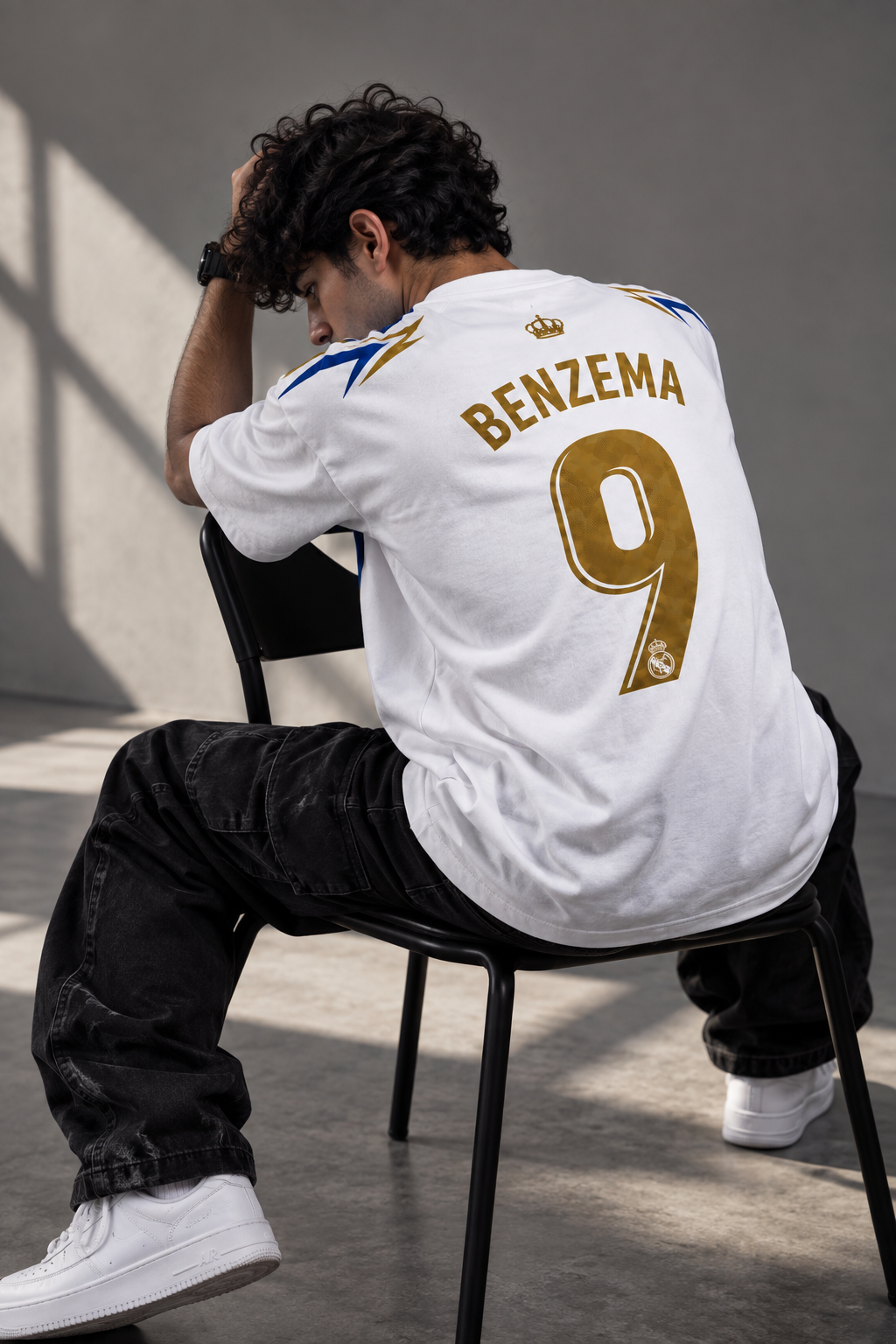 Karim Benzema 9 Real Madrid  Fan Oversized T-Shirt