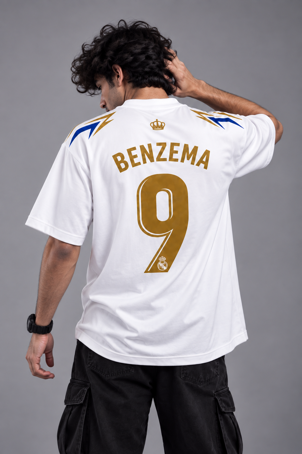 Karim Benzema 9 Real Madrid  Fan Oversized T-Shirt