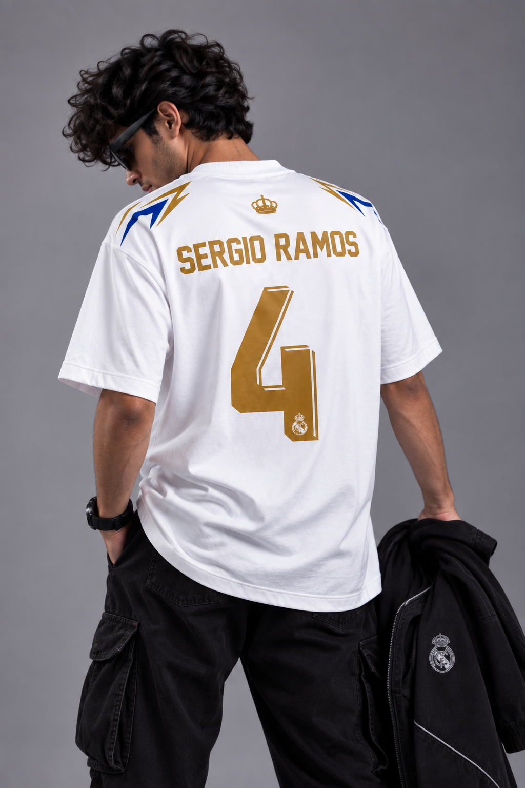 Sergio Ramos 4 Real Madrid Fan Oversized T-Shirt
