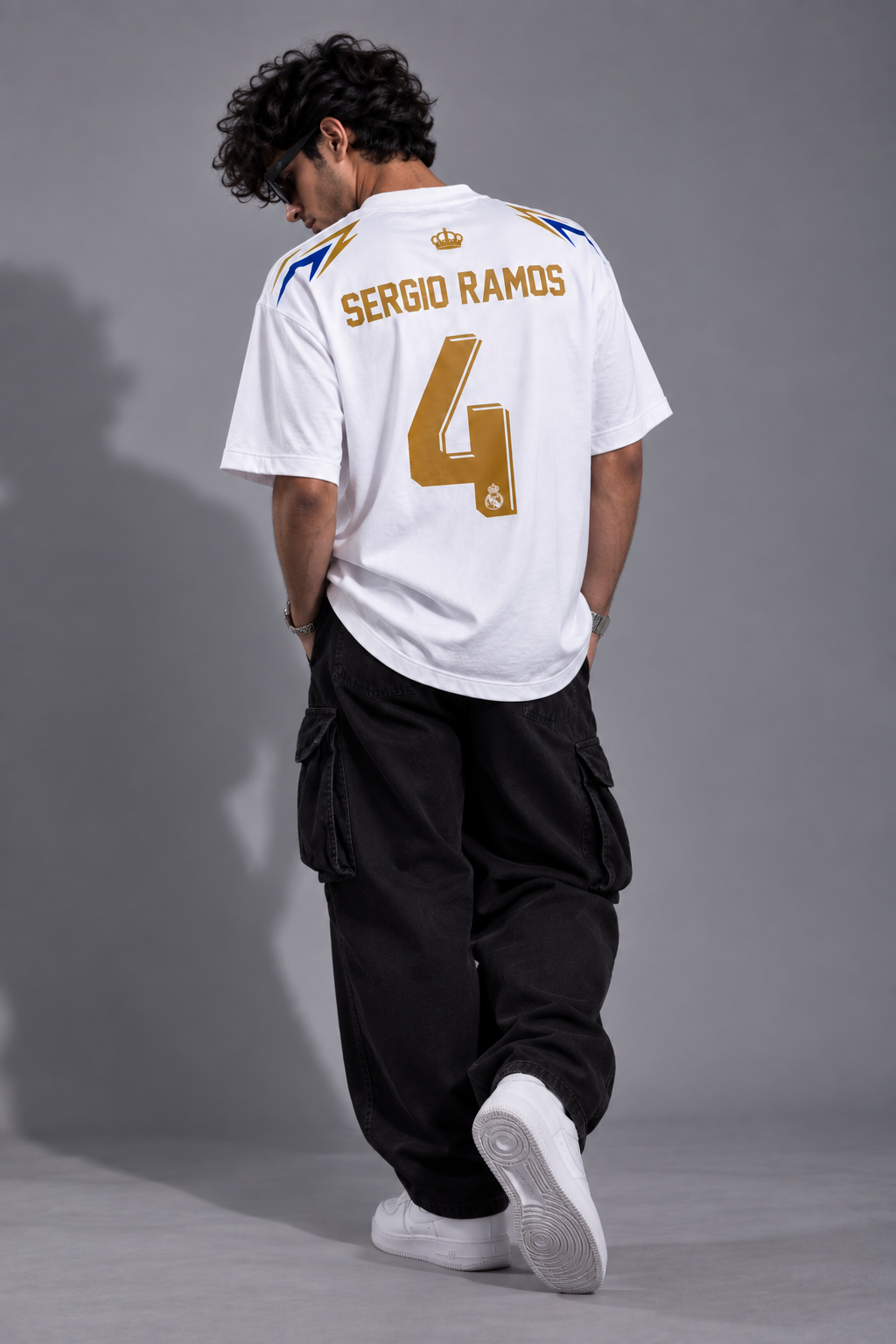 Sergio Ramos 4 Real Madrid Fan Oversized T-Shirt