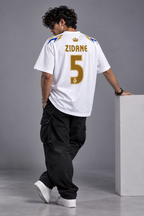 Zinedine Zidane 5 Real Madrid  fan Oversized T-Shirt
