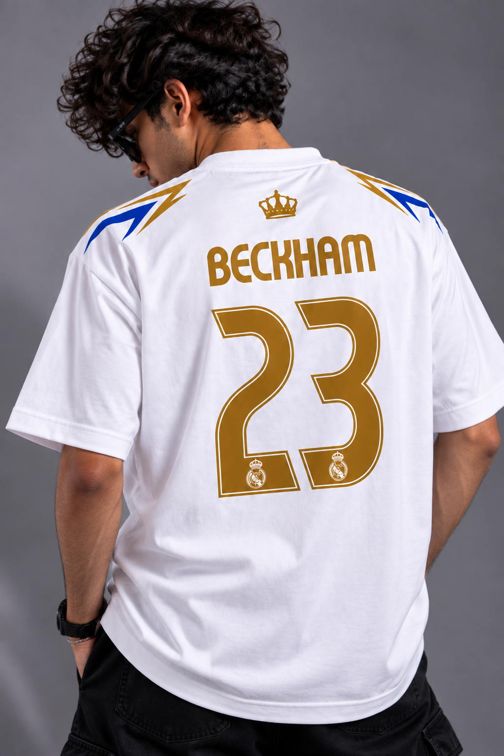 David Beckham 23 Real Madrid fan  Oversized T-Shirt
