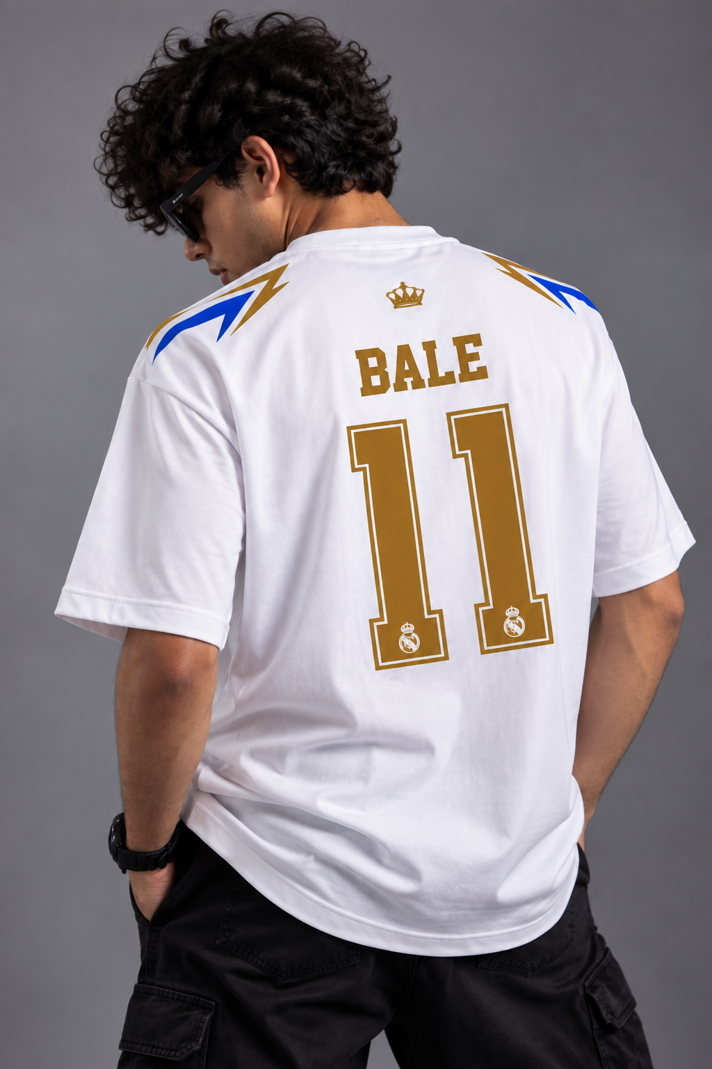 Gareth Bale 11 Real Madrid Oversized fan  T-Shirt