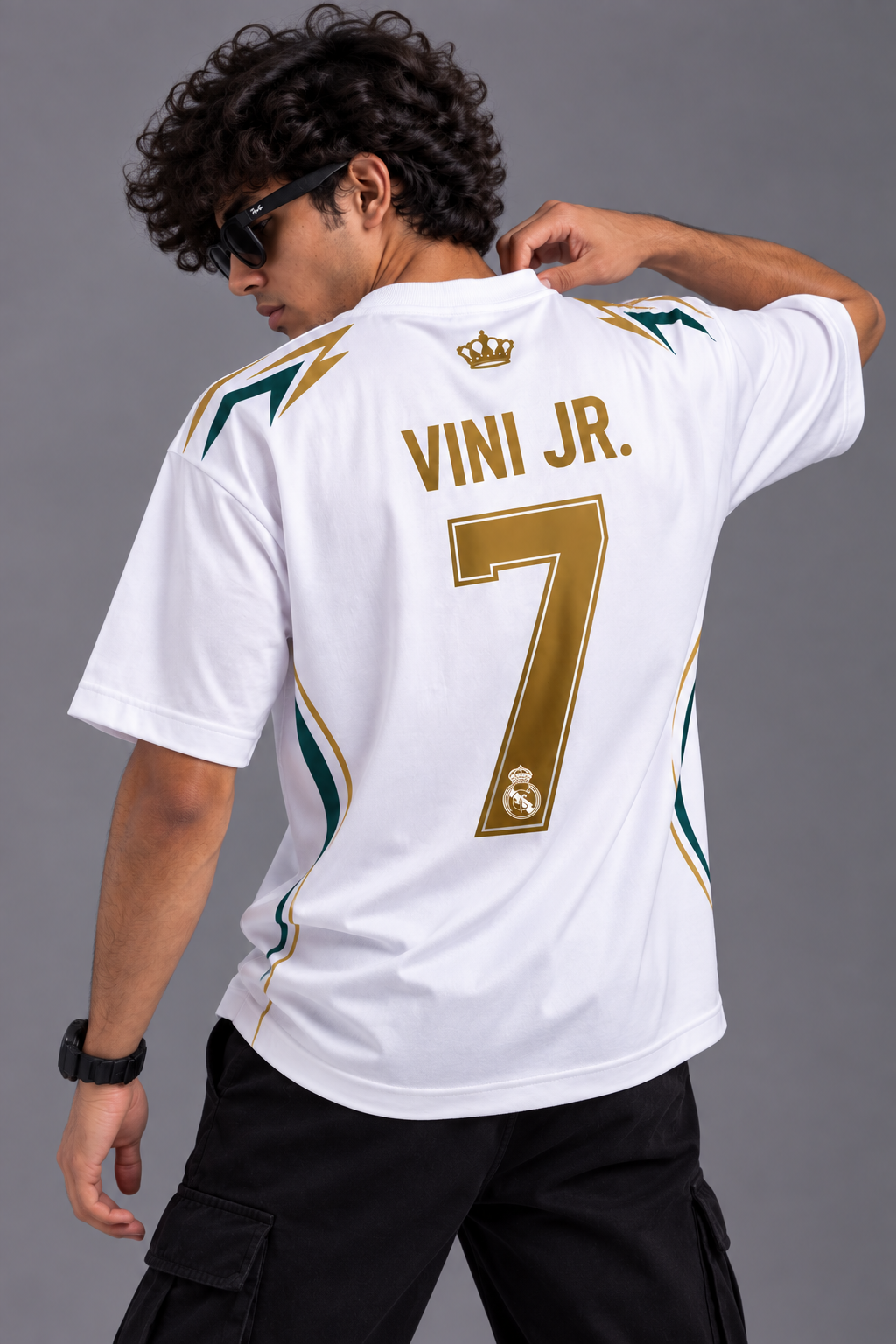 Vinícius Jr. 7 Real Madrid Oversized fan T-Shirt