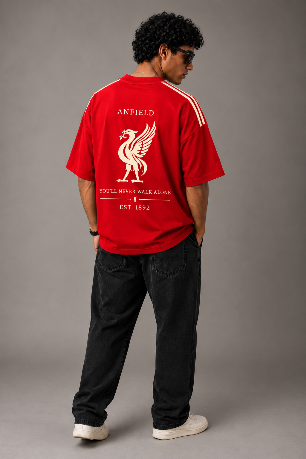 Anfield Liverpool Fan Oversized T-Shirt