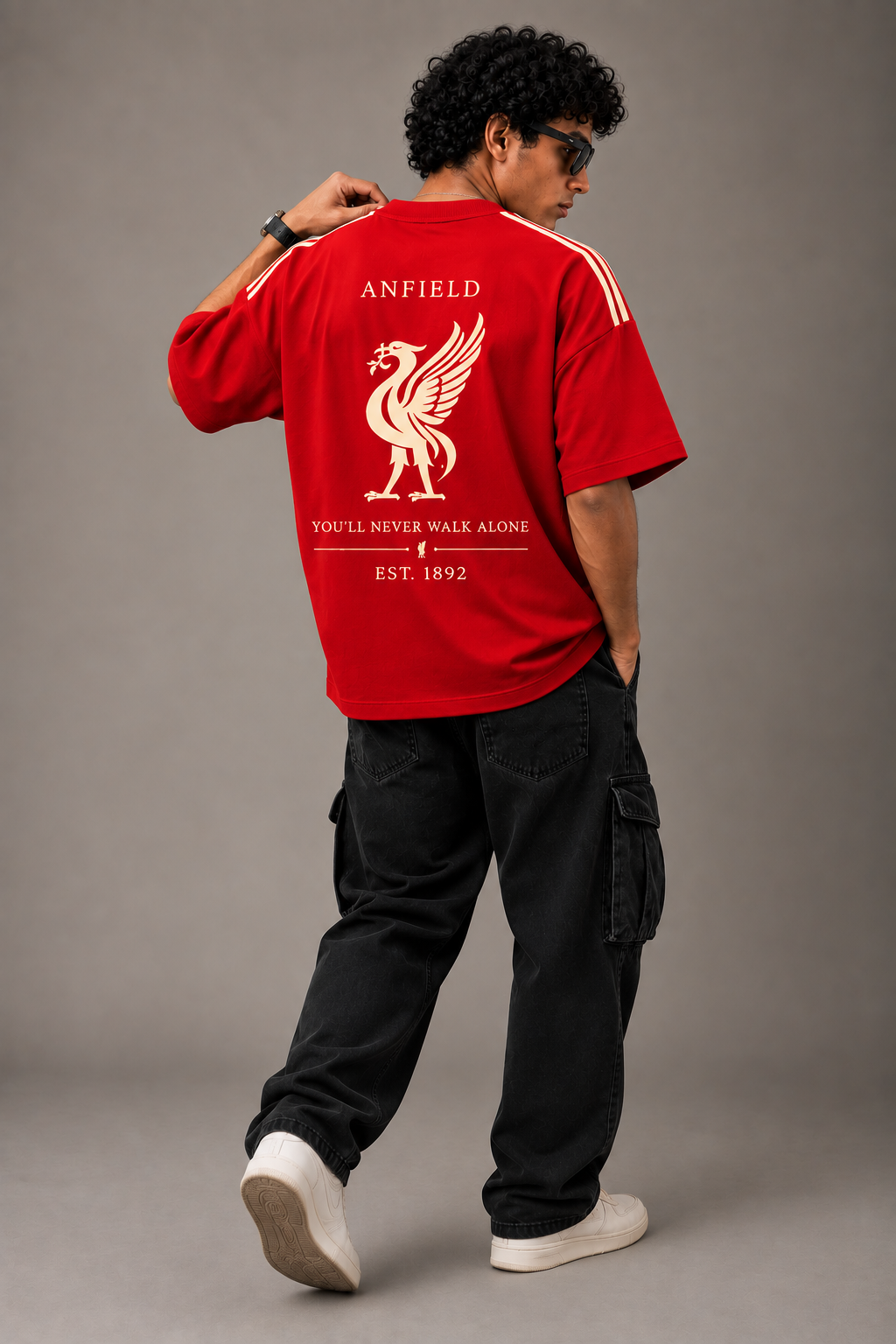 Anfield Liverpool Fan Oversized T-Shirt