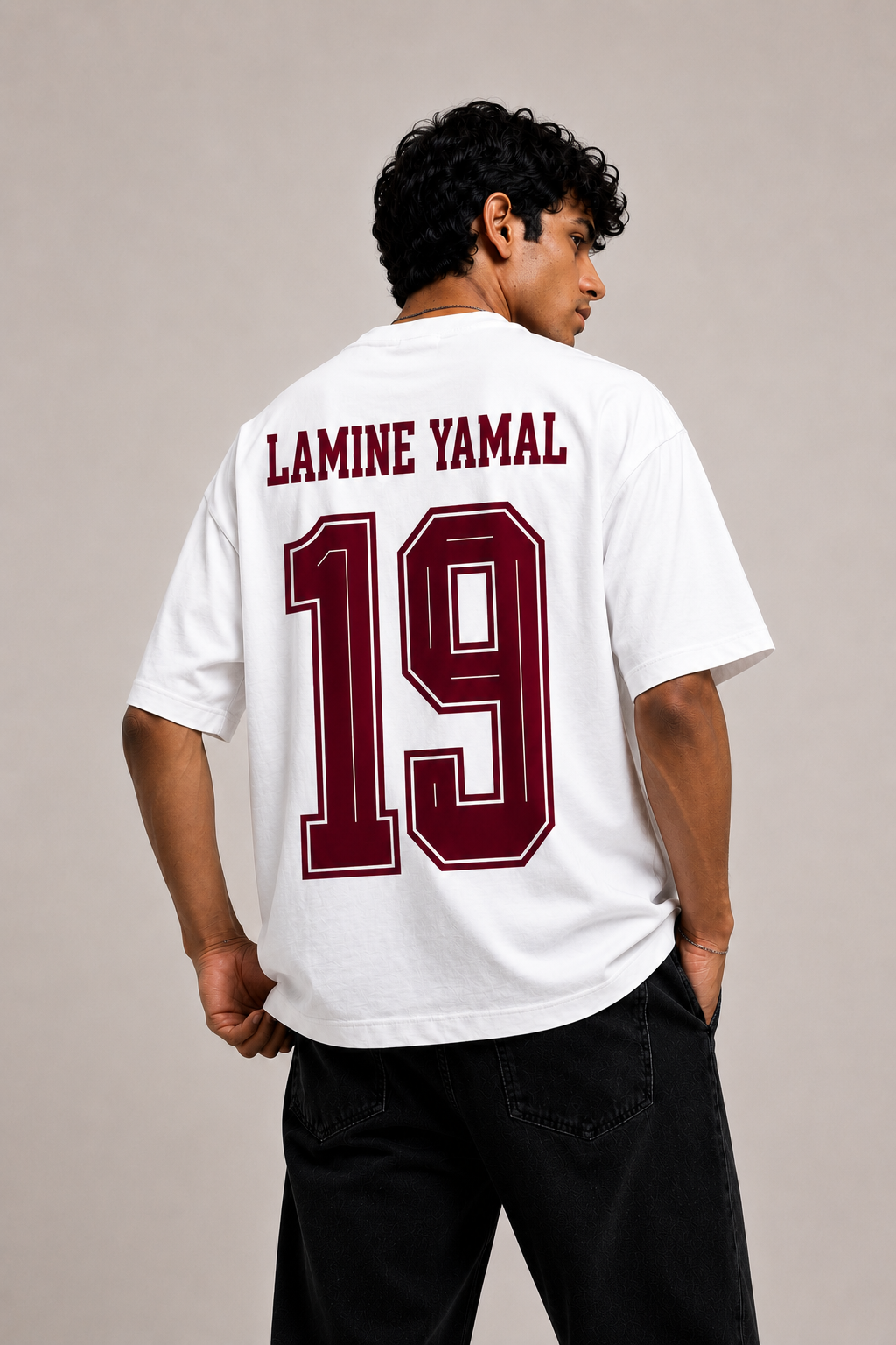 Spain #19 Lamine Yamal Oversized T Shirt