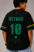 Brazil Neymar 10 Legacy  The Last Dance White Oversized Tshirt