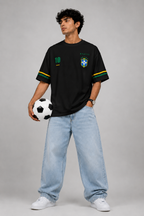 Brazil Neymar 10 Legacy  The Last Dance White Oversized Tshirt
