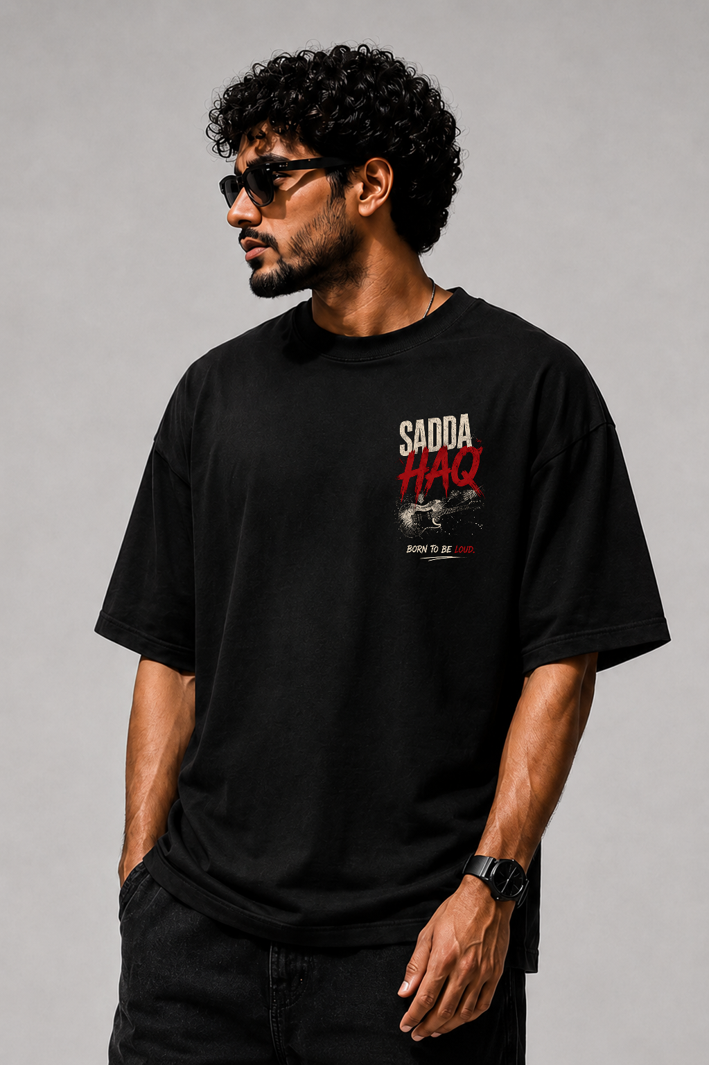 Sadda Haq Oversized T-Shirt for Men