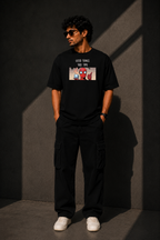Spider-Man Good Things Take Time Oversized Black T-Shirt