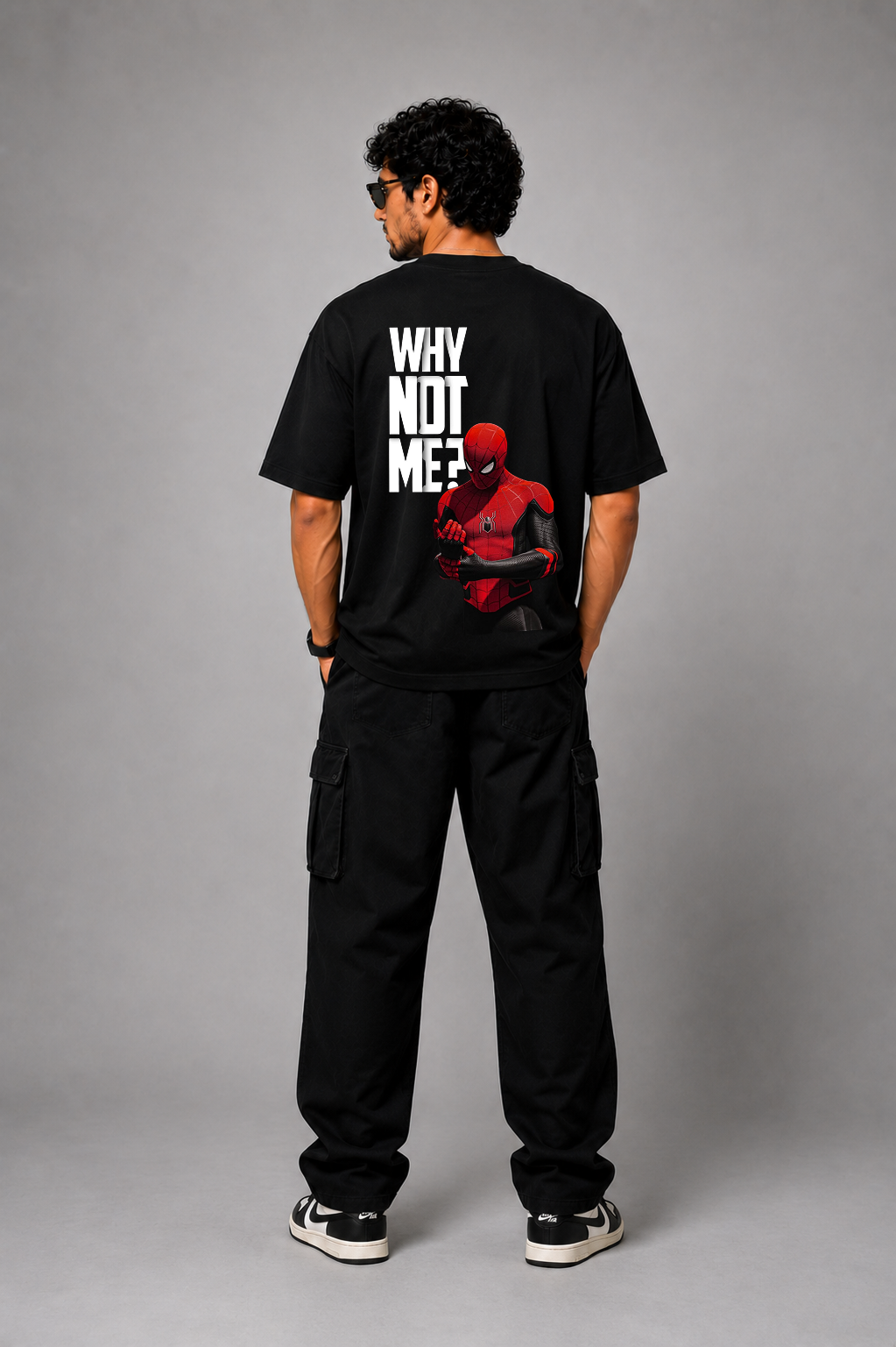 Spider-Man "Why Not Me?" Oversized T-Shirt