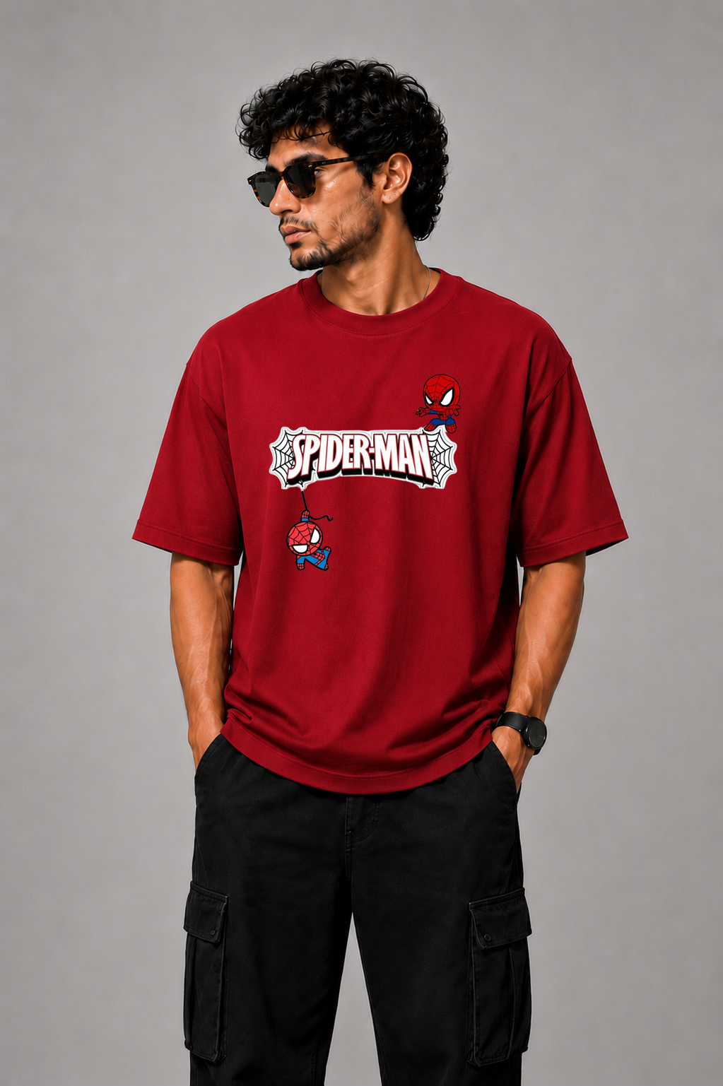 Spider-Man Chibi Oversized T-Shirt