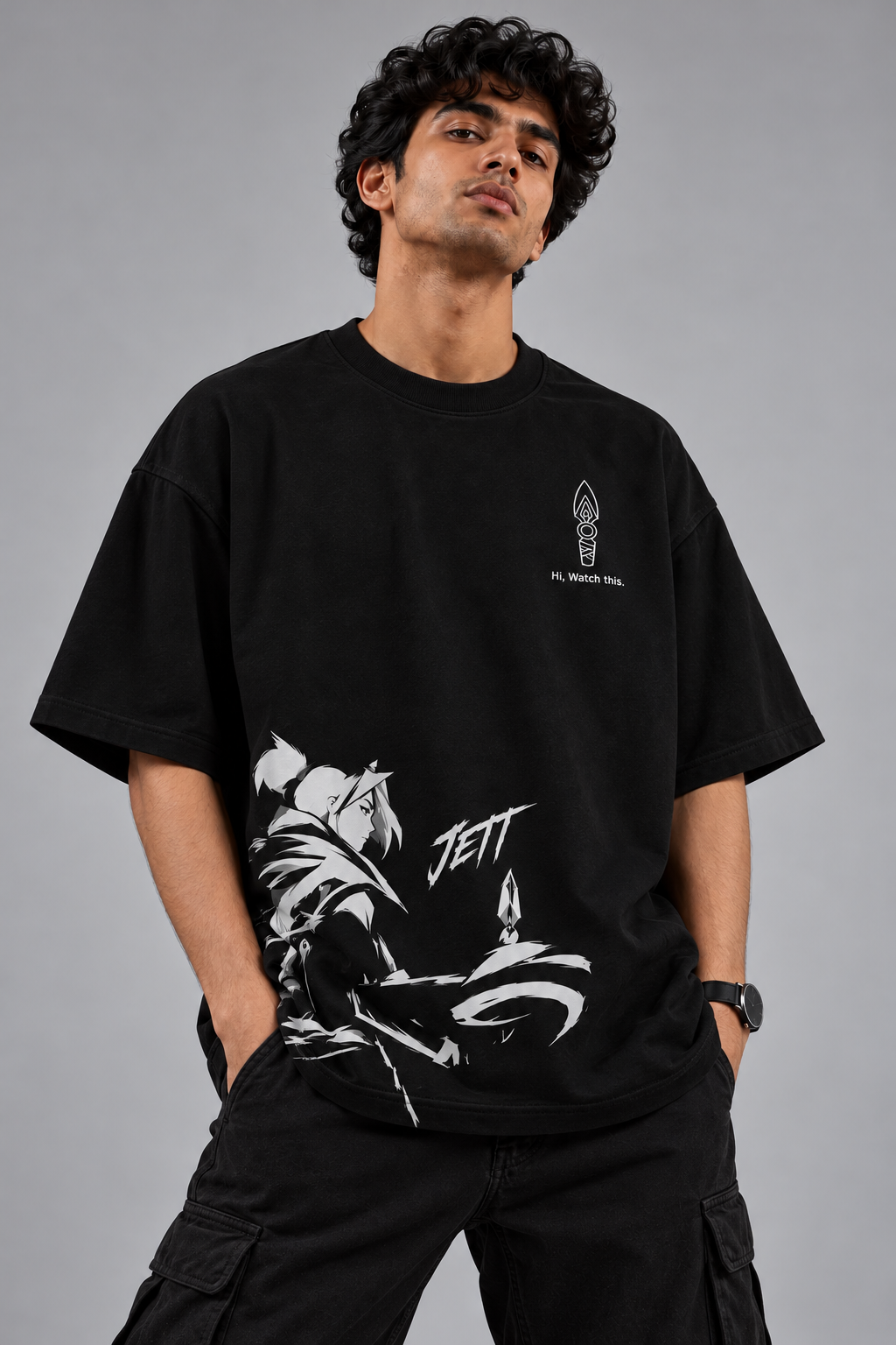 Jett Valorant Oversized T-Shirt