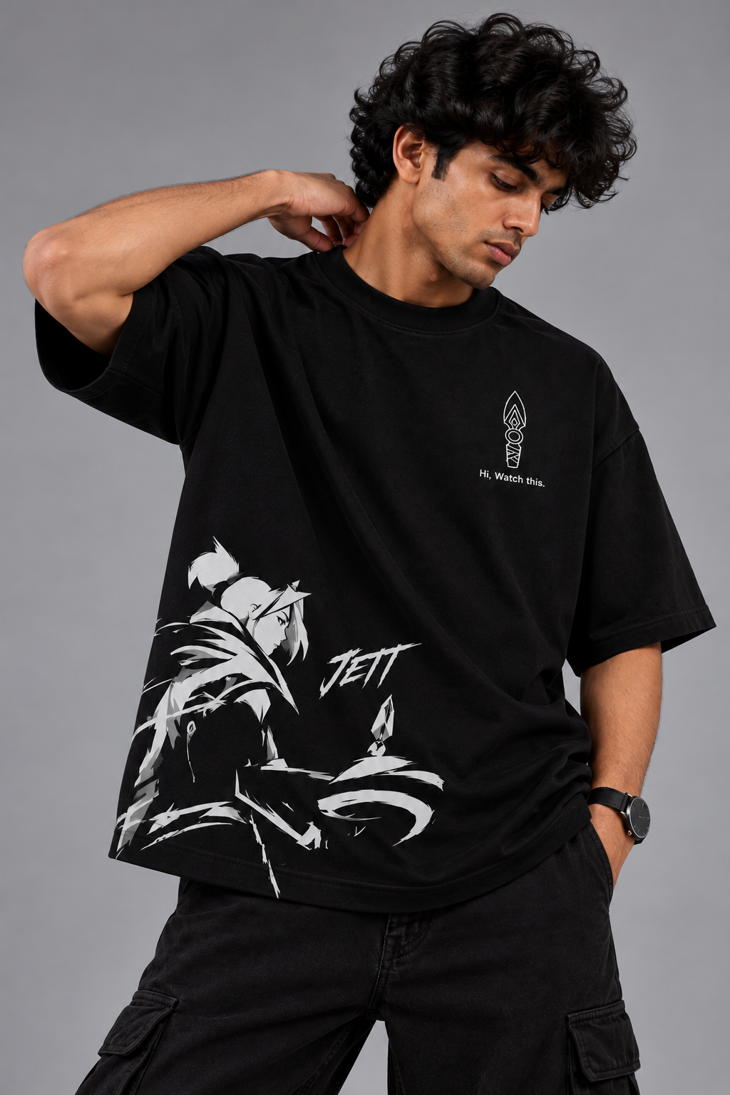 Jett Valorant Oversized T-Shirt